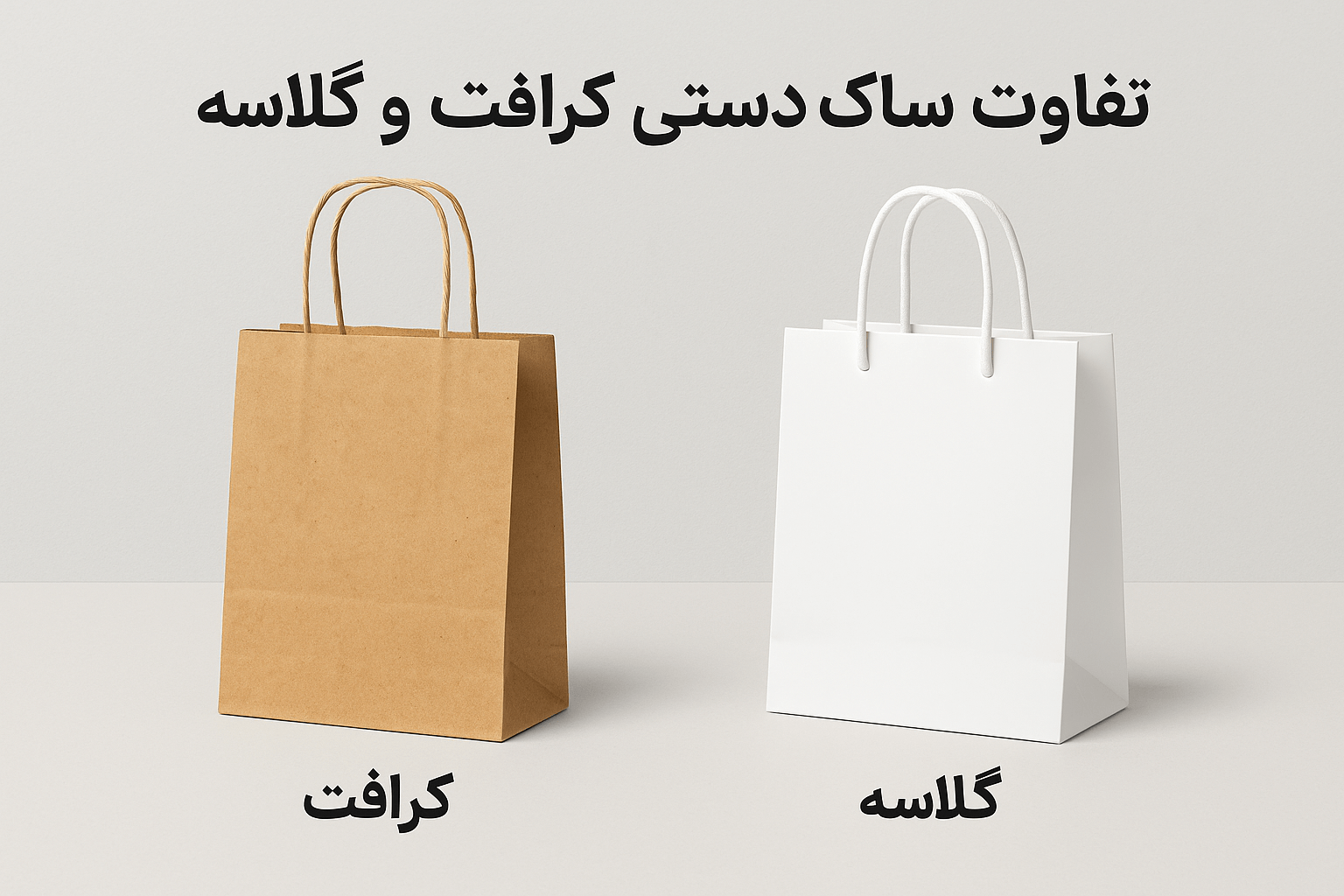 تفاوت ساک دستی کرافت با گلاسه