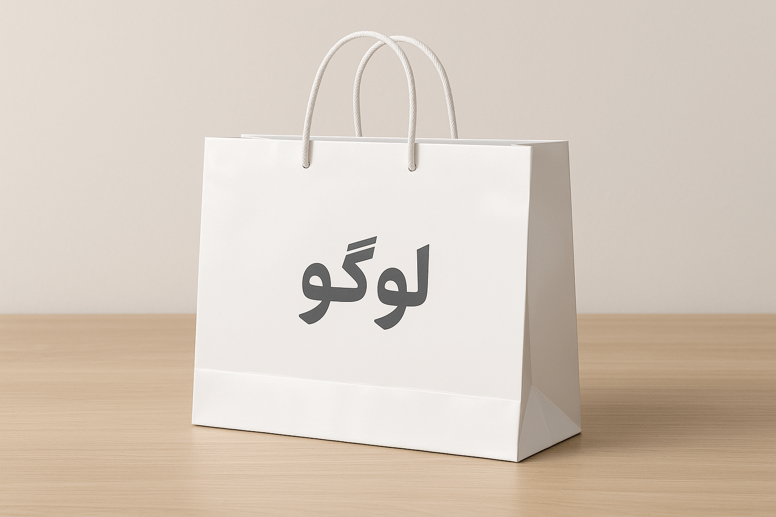 چاپ لوگو روی ساک دستی گلاسه