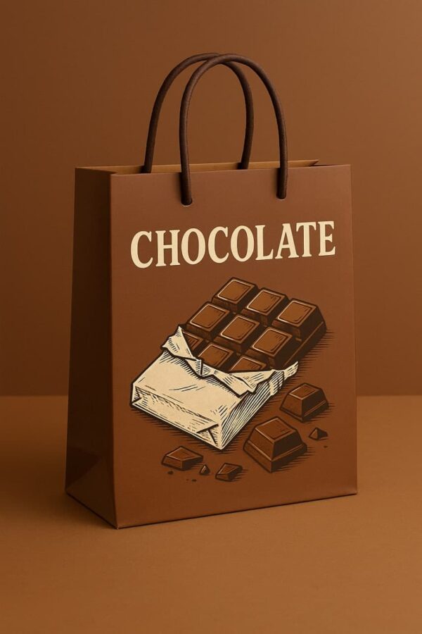 تولید شاپینگ بگ برای شکلات