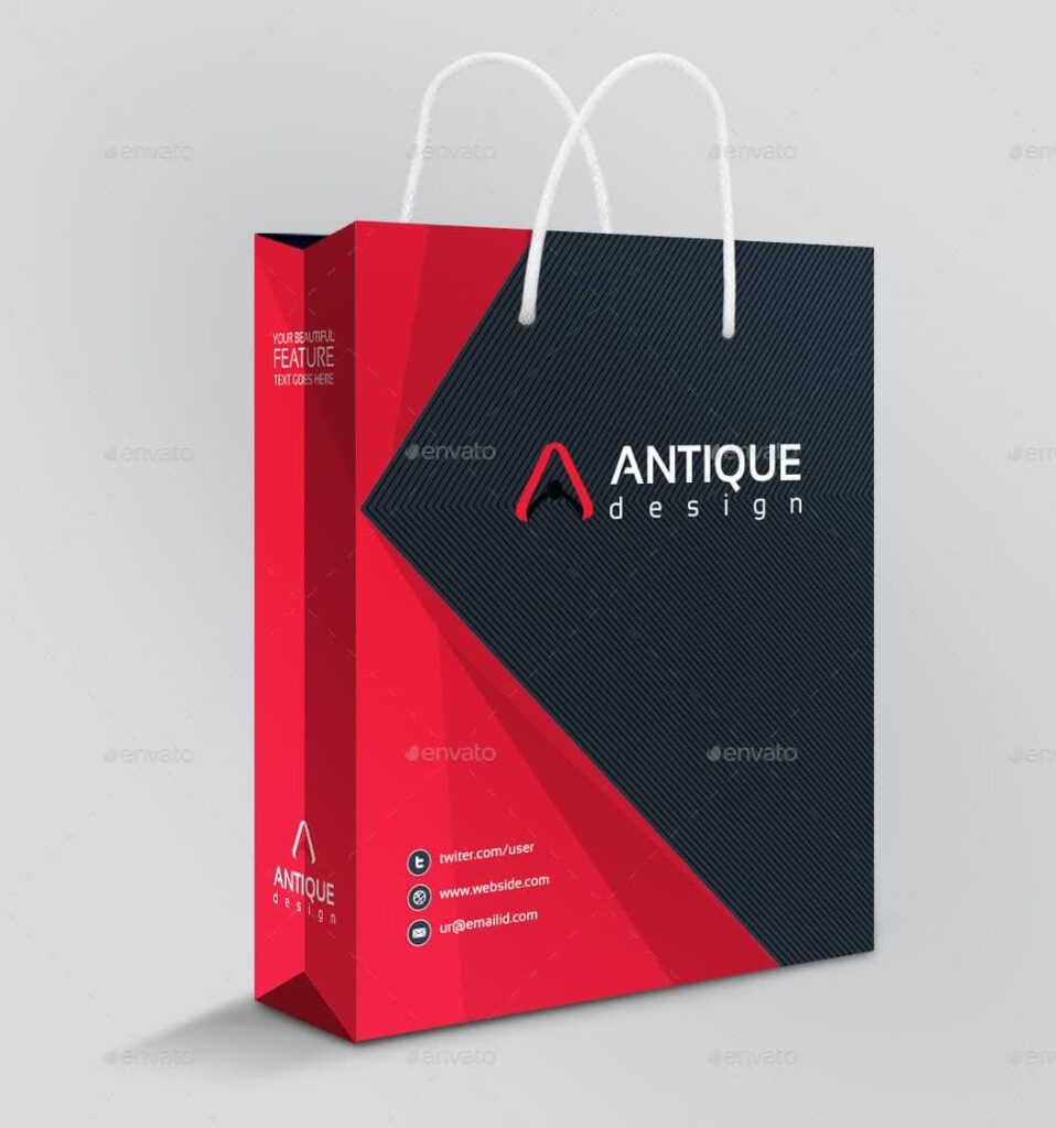 ساک دستی کاغذی برای غرفه های تبلیغاتی